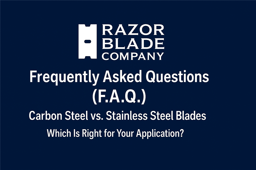 Steel Razorblade Factory FAQ: Carbon Steel vs Stainless Steel Blades | Razor Blade Company ...