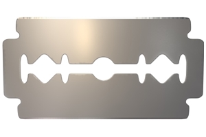 Picture of AGBL-6000-0000 Accuforge Stainless Steel Double Edge Blade