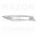No. 23 stainless steel contour blade with curved cutting edge, elongated mounting slot, and Stanley England markings